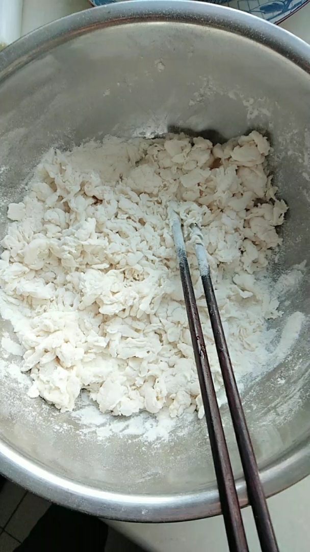 面疙瘩的做法,搅拌即可不沾