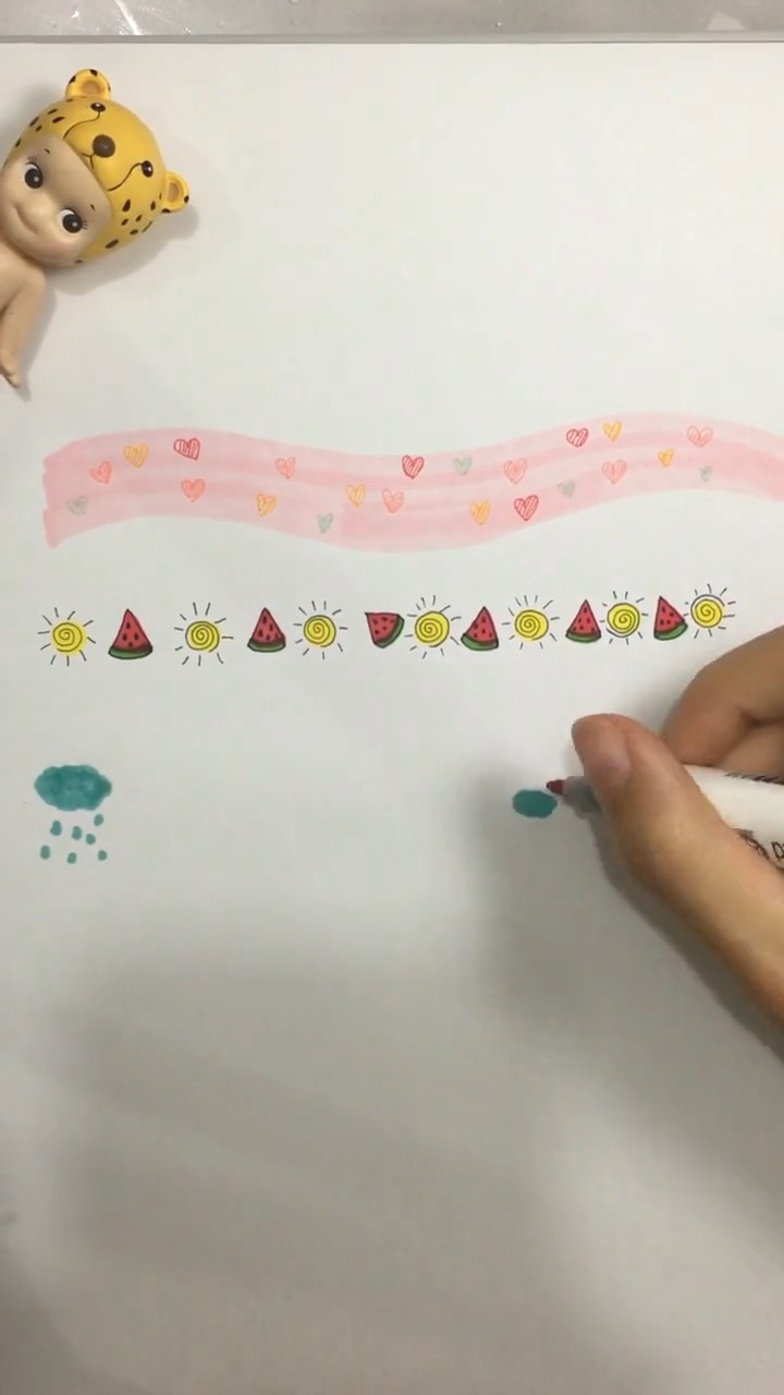 #手绘#每日花边,手帐手抄报都很合适
