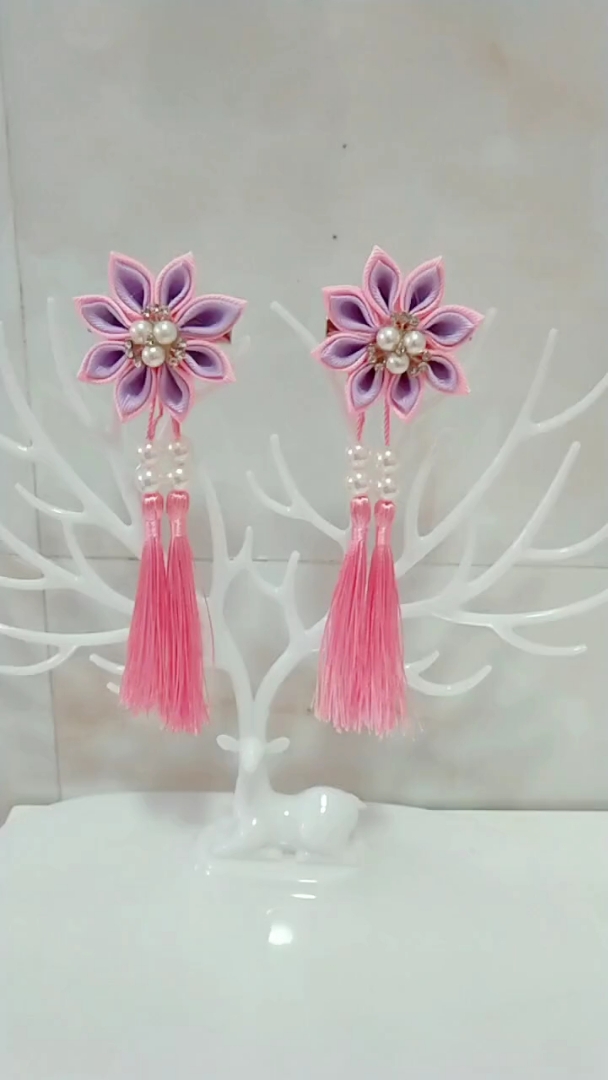 手工制作儿童头饰,和风款