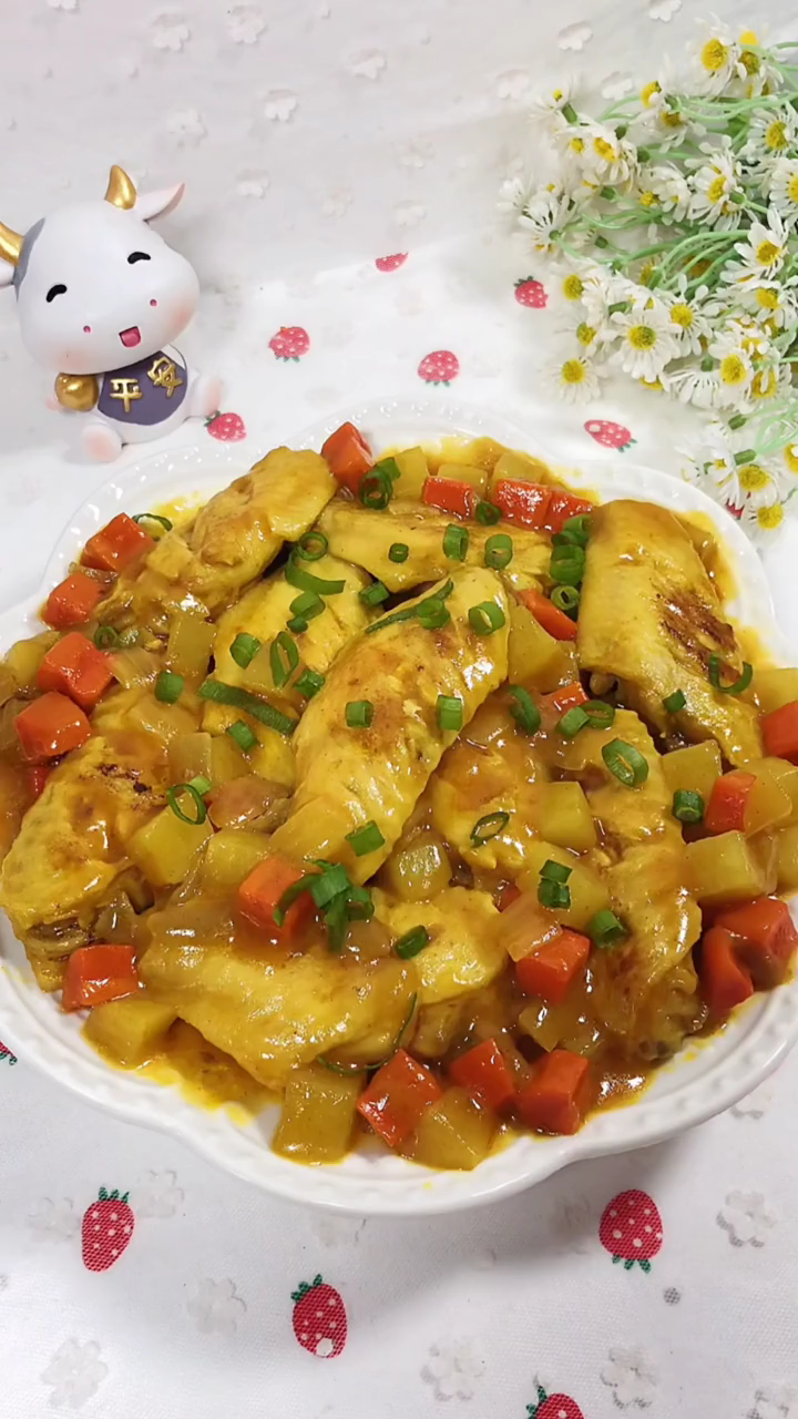 咖喱鸡翅土豆的做法大全