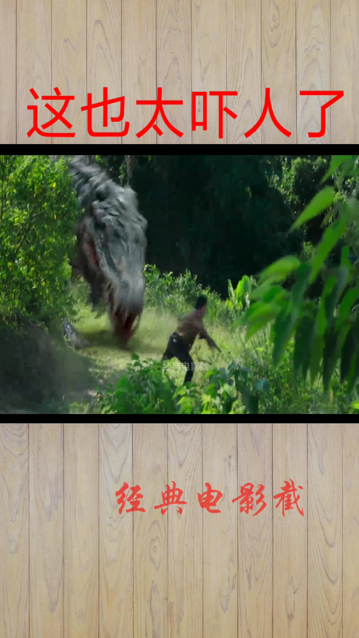 #搞笑段子剧#被一条大鳄鱼狂追不舍