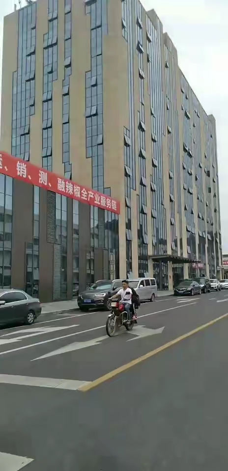 中国贵州遵义县虾子镇辣椒城。