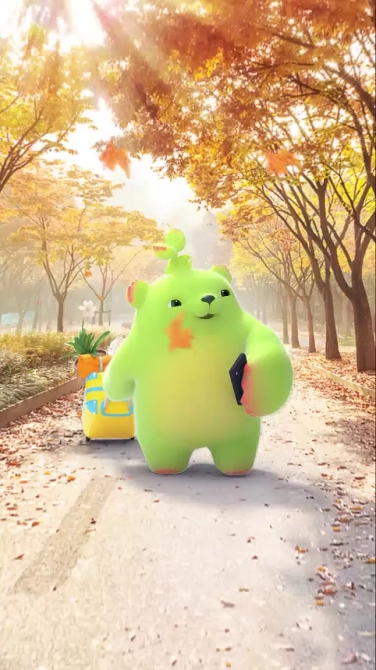 多肉熊爪的动态壁纸,是这样的,萌萌哒的,好可爱!