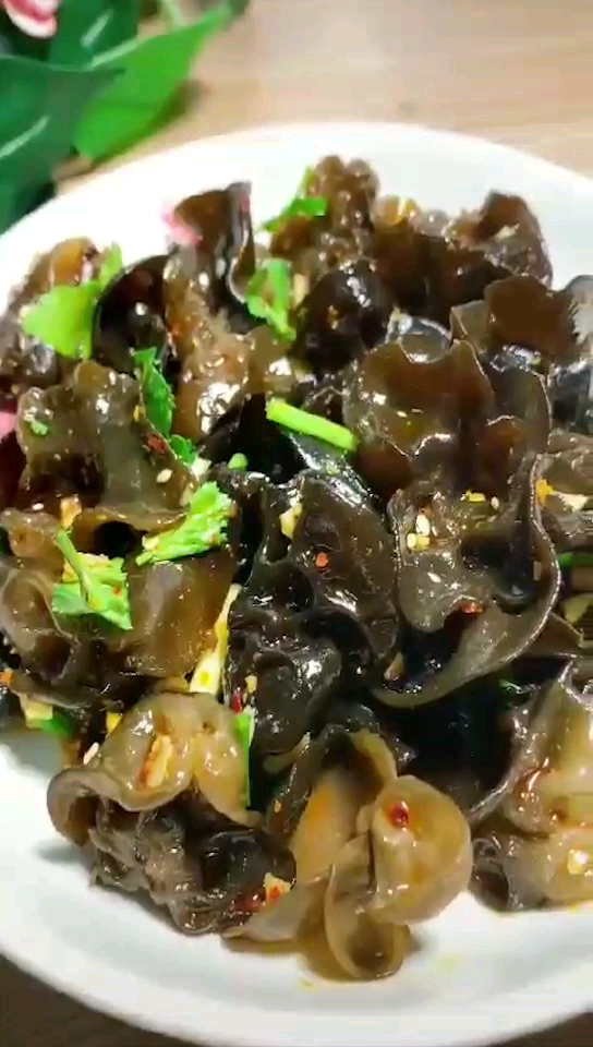 凉拌云耳,夏季小凉菜