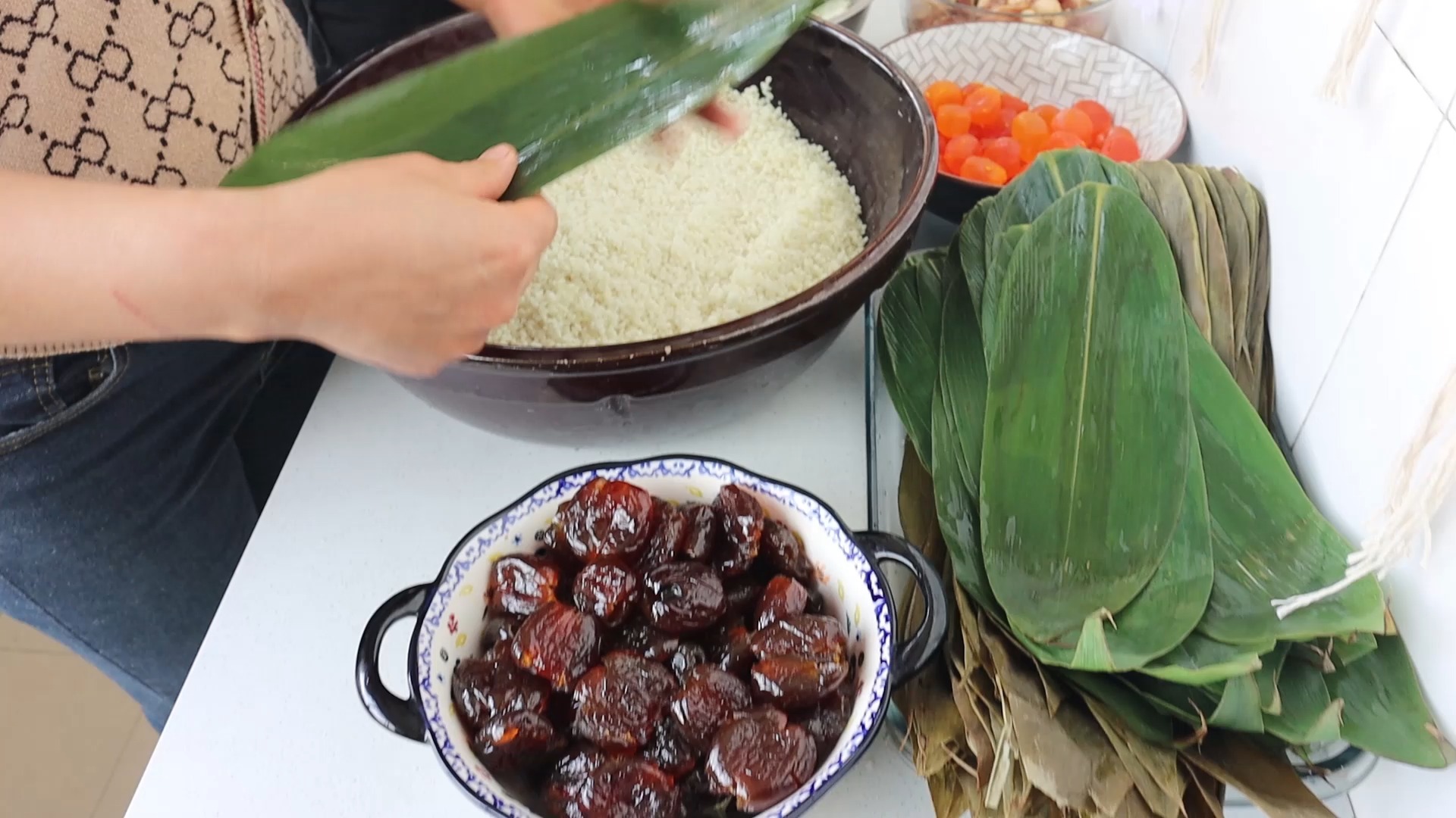 蜜枣粽子,口感软糯香甜,太好吃了