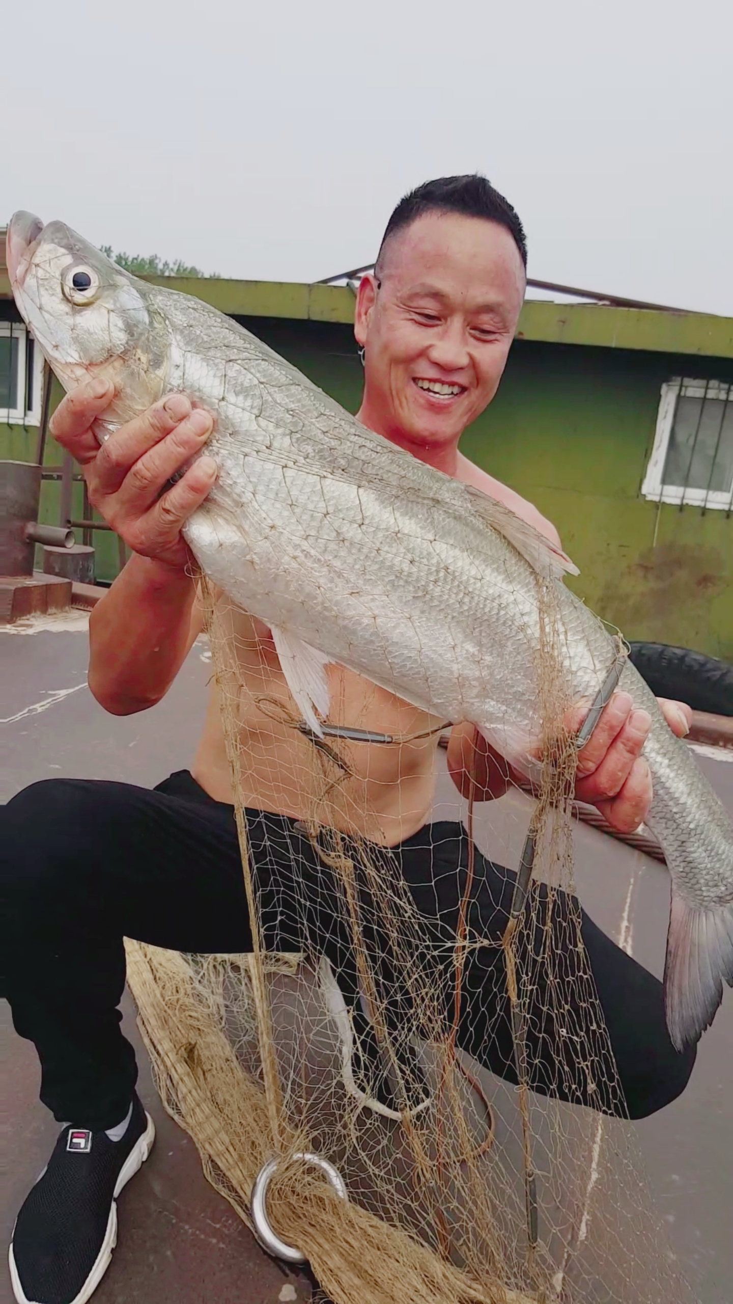 #抗暑大作战#刚抓这条太湖白鱼!船老大只给10元钱!朋友们这鱼你们能给多少钱?
