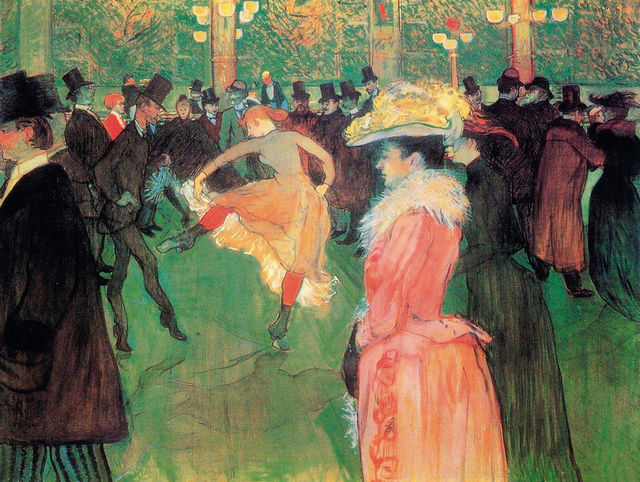 劳特雷克除了是著名的画家,还是一位专业的海报设计师