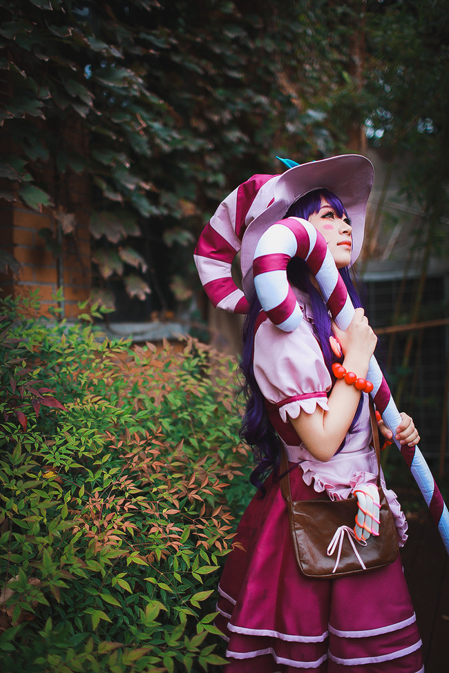 英雄联盟cos,可爱的少女璐璐