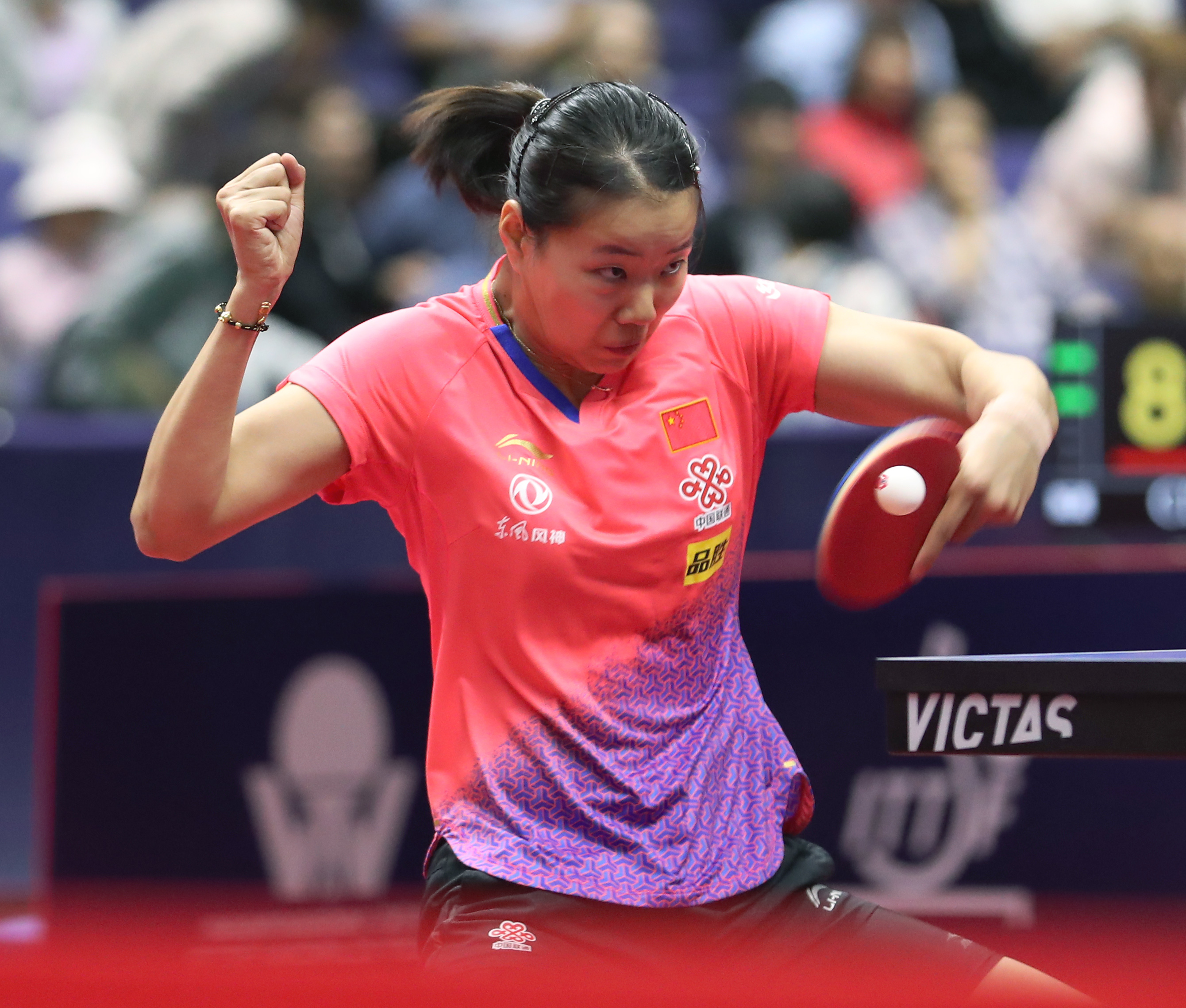 强势逆转!朱雨玲1-3落后连追3局,顾玉婷5连胜遭终结被淘汰
