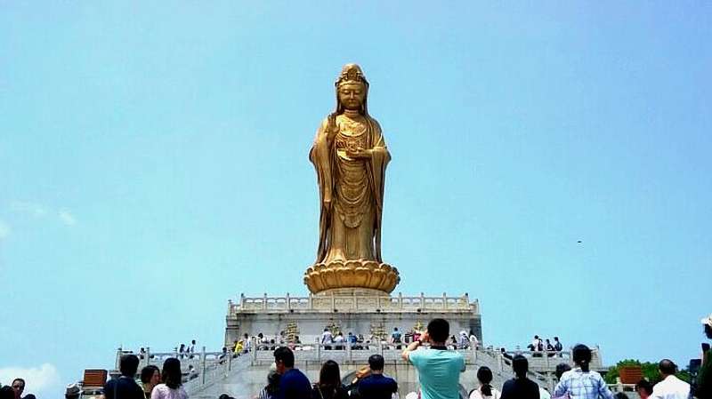 普陀山—风景名胜区，中国佛教四大名山之一，观世音菩萨道场旅游旅途风光好看视频 