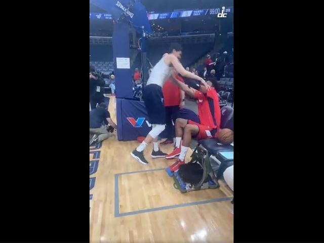 灰熊主场迎战奇才 渡边雄太赛前和八村塁寒暄叙旧