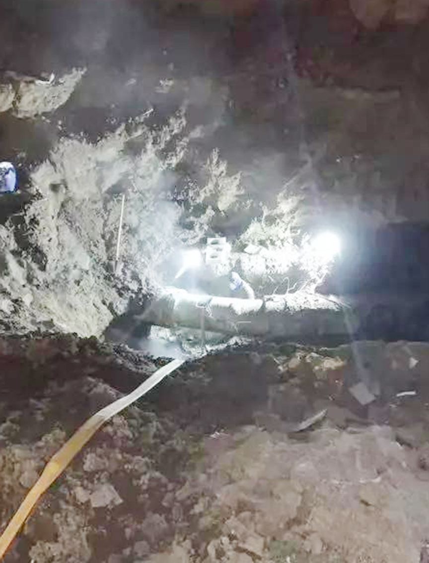 霸州供热主管道泄漏2昼夜修复已恢复供暖