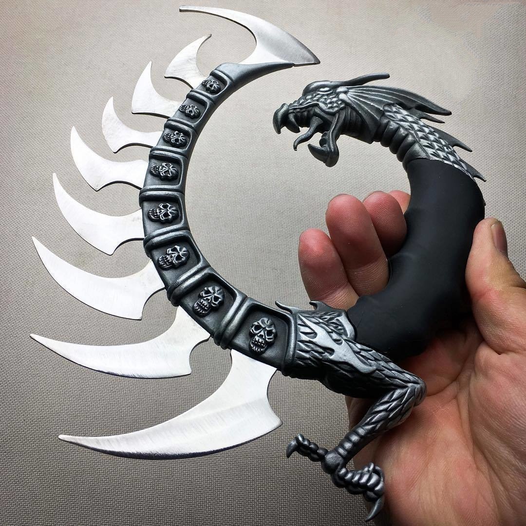 冷兵器造型各异,唯独战场之上怪异的冷兵器,才有存活的空间