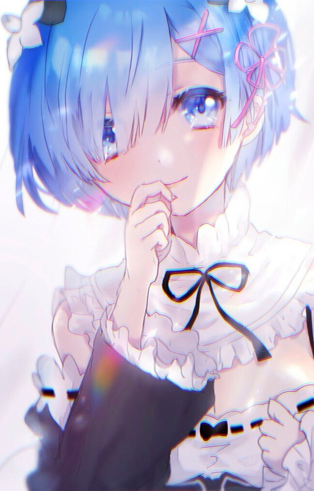 雷姆高清手机壁纸图片分享,贵为可爱动漫少女代表的她真的很美丽