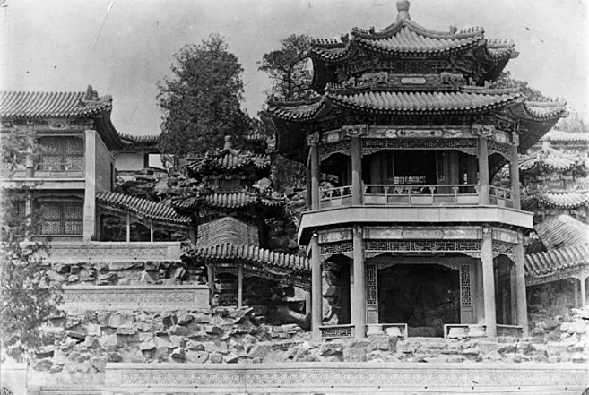 珍贵清末老照片:1908年的皇家园林颐和园
