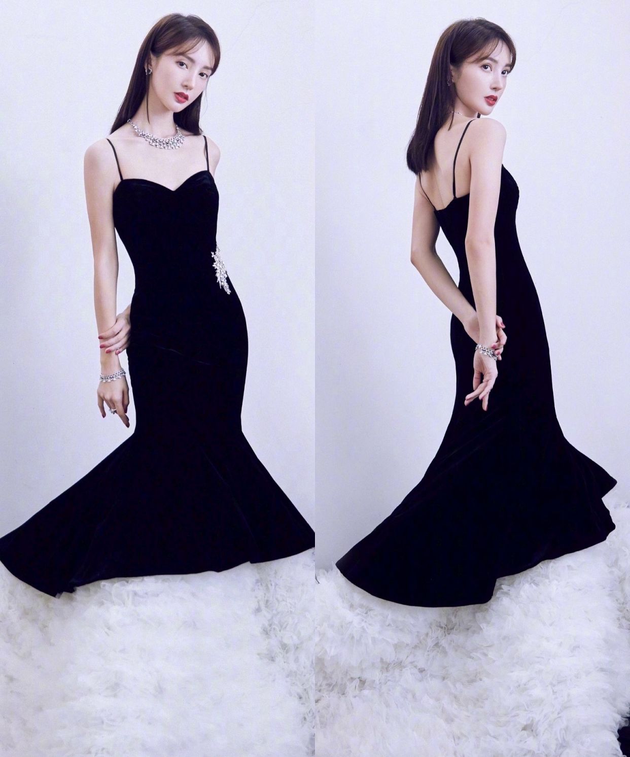 黑色礼服性感又高贵,女明星们的黑天鹅造型,你最喜欢哪一个?