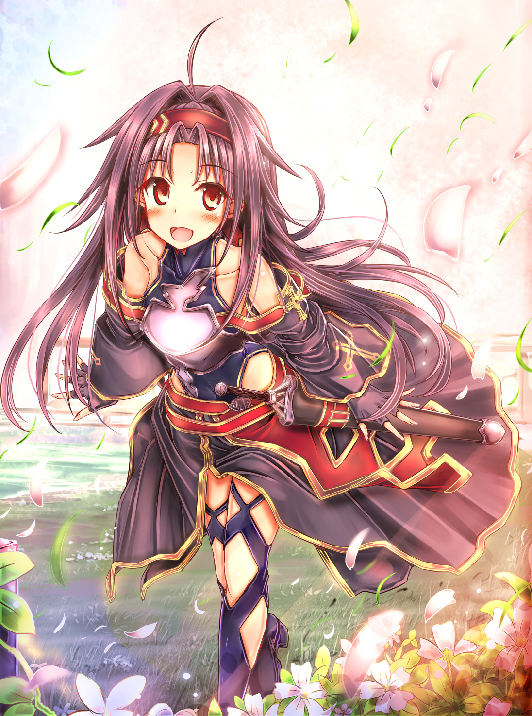 动漫壁纸:《刀剑神域》第七卷《圣母圣咏》绝剑优纪