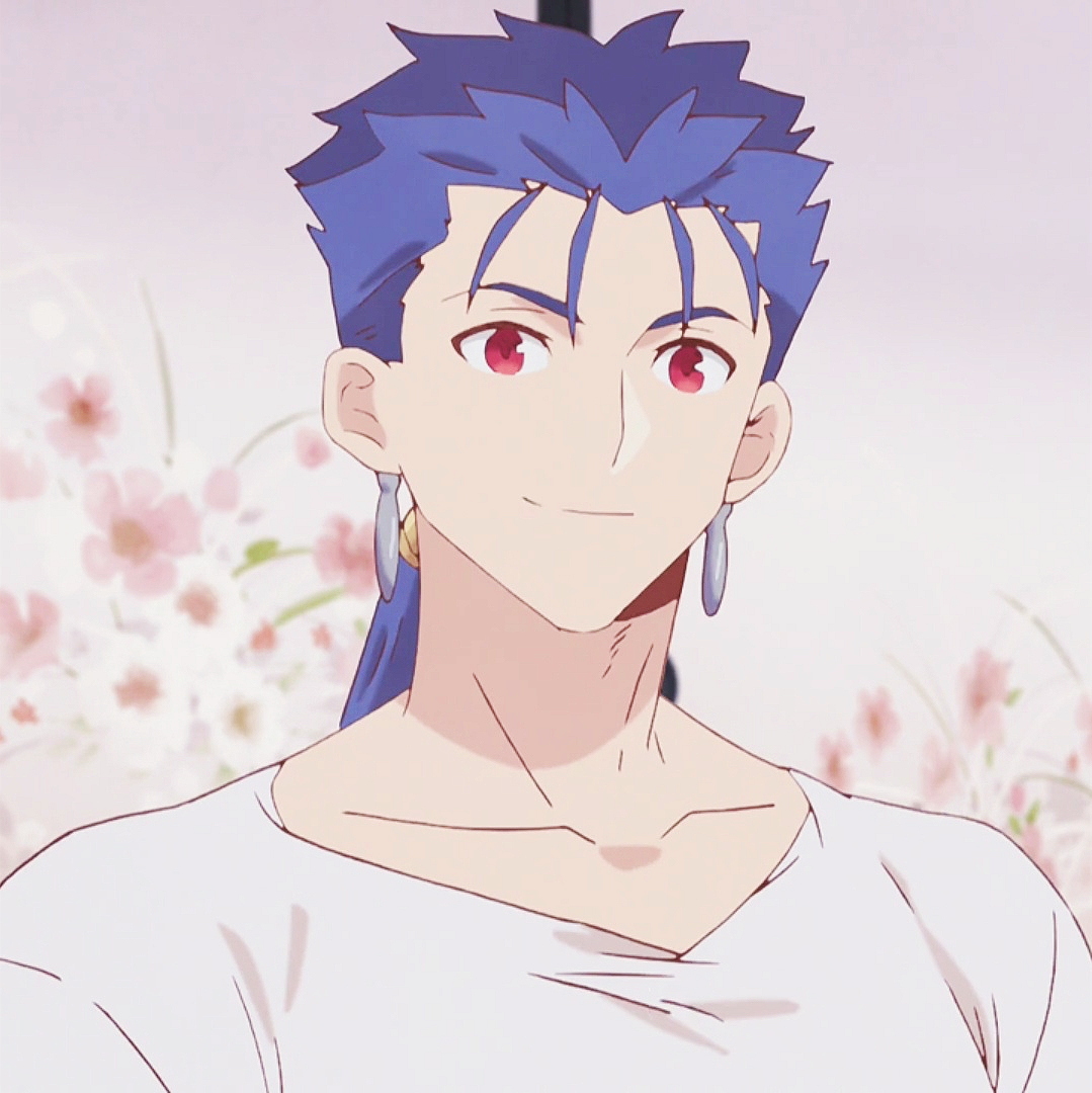 动漫男头,身穿围裙在鱼店打工的lancer