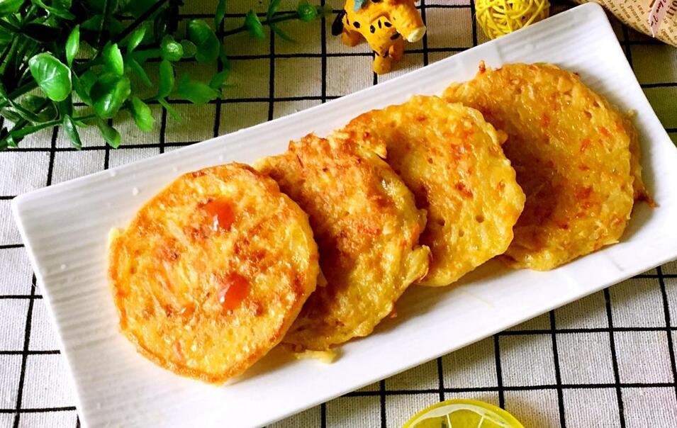 黄金酥脆土豆饼,快速又简单,营养丰富,既能做早餐,又能当零食