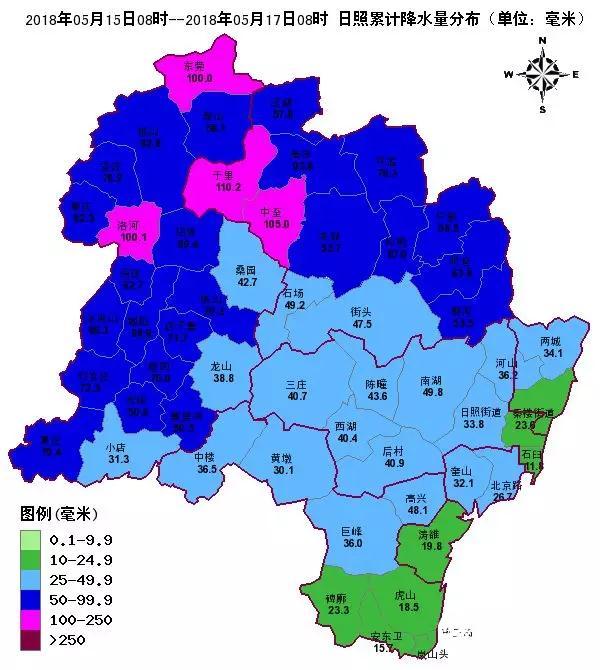 日照各乡镇地图图片