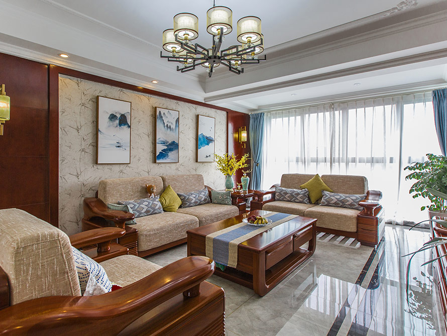 有些房顶横梁,暖气管道,露在外面很不美观,可以通过吊顶掩盖以上不足