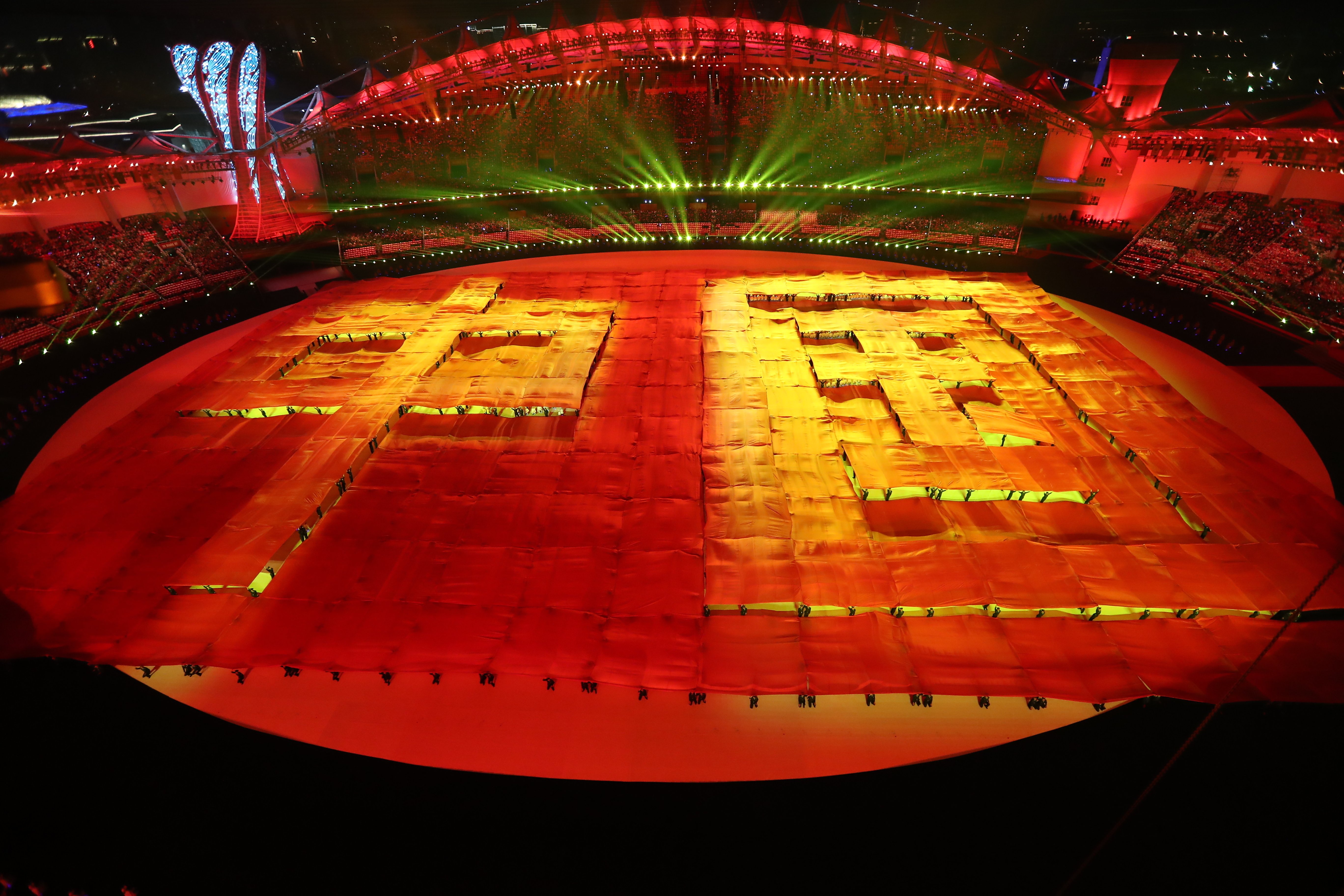 第七届世界军人运动会开幕式在武汉举行(3)