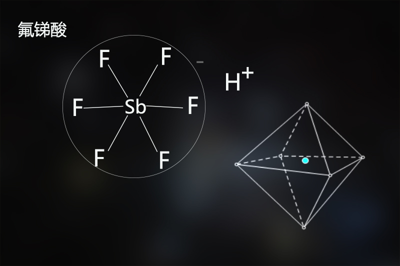 氟锑酸结构图图片