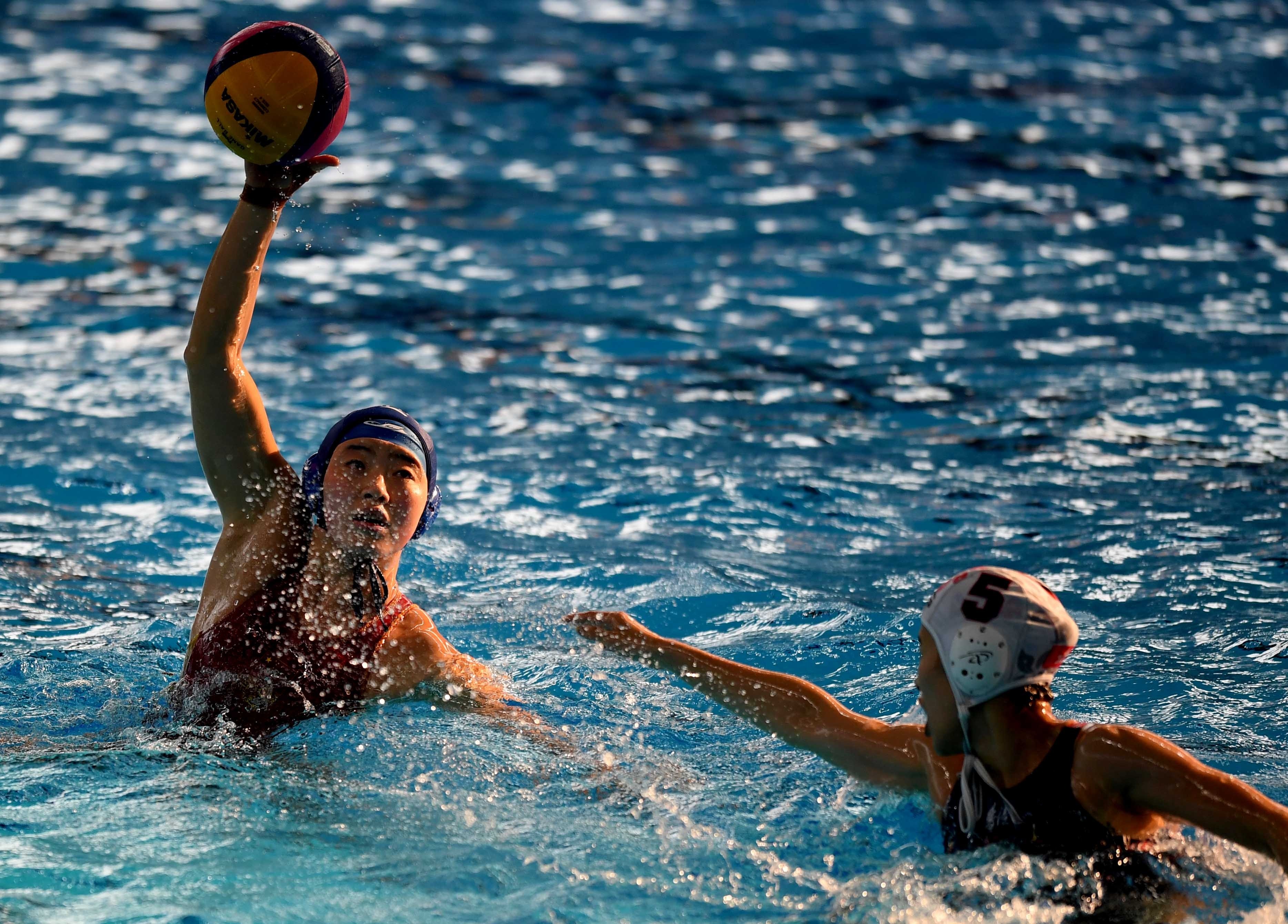 水球——小组赛:中国女队胜中国香港女队(11)