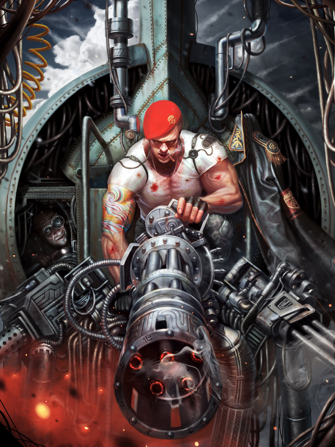 韩国插画师写实风格的游戏人物设计作品!画功相当精湛的插画佳作