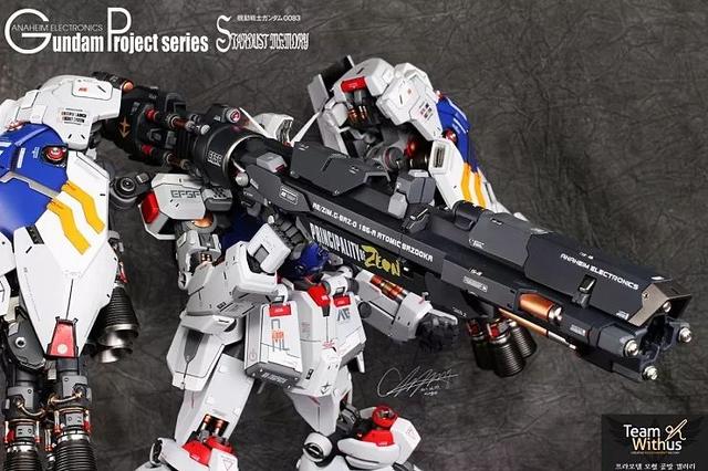 相关机体:gp02 登场作品:机动战士高达0083 比例:1/60 模型