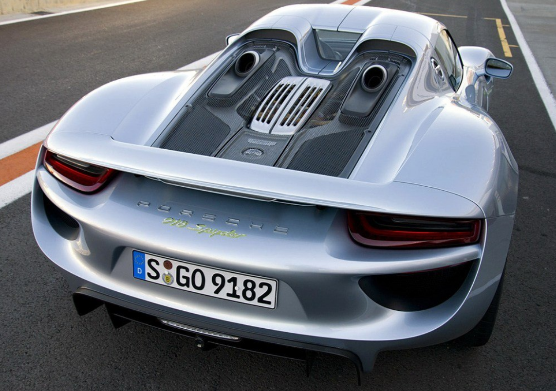 品析保时捷918 spyder这款车的外观之美