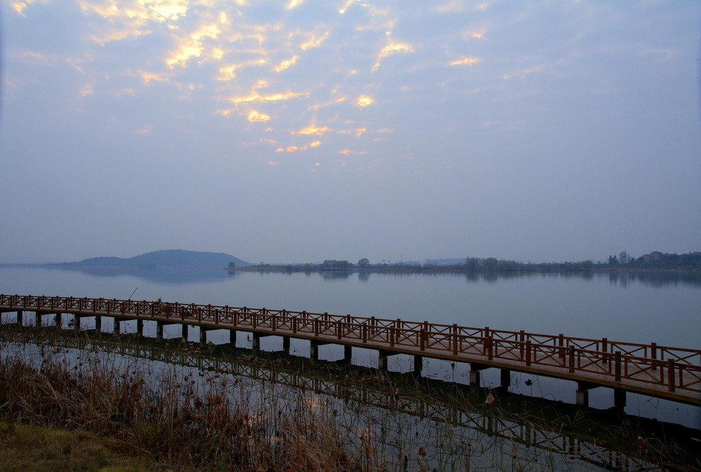 风景写实——白莲湖光影