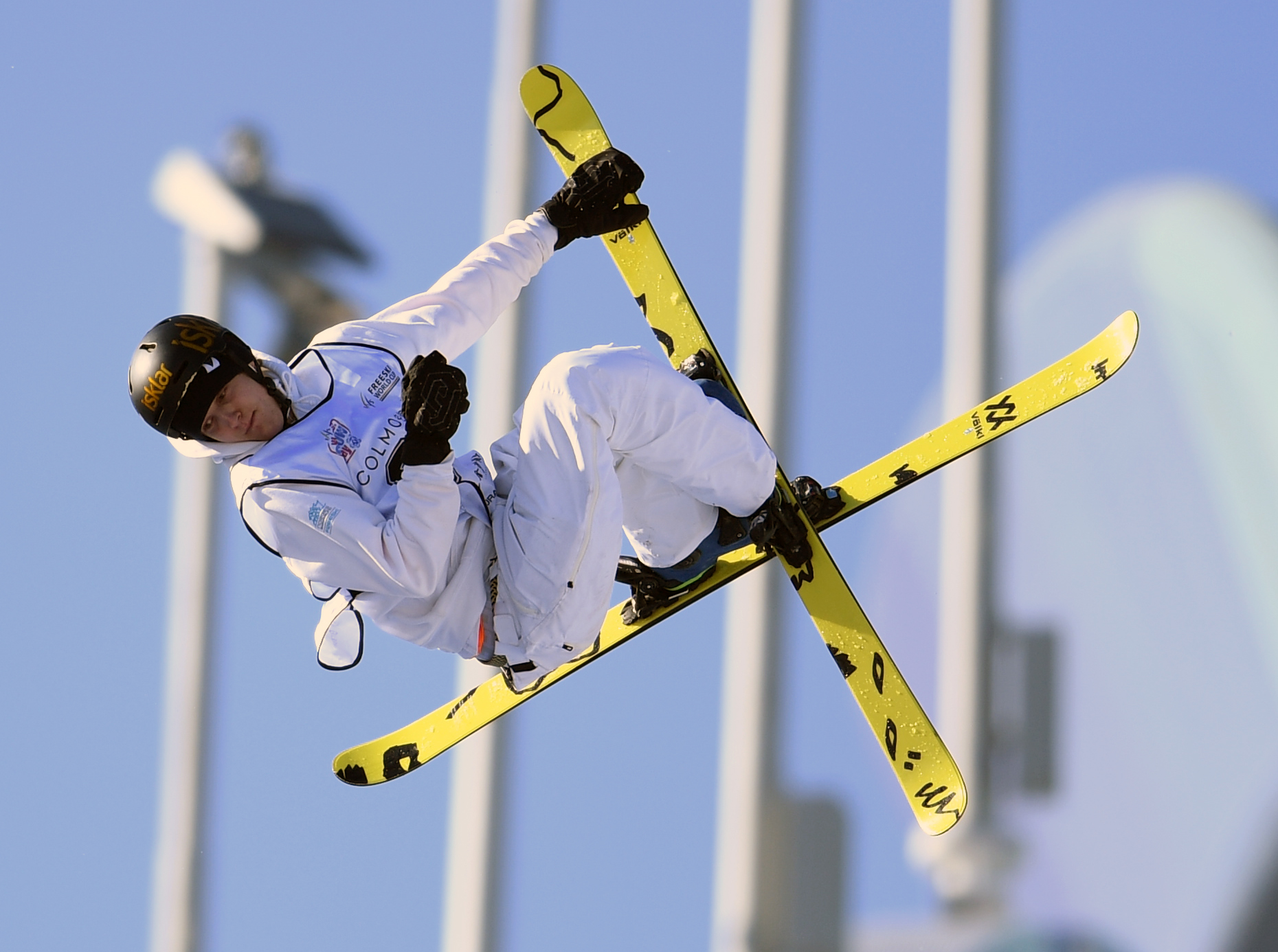 滑雪——2019沸雪单板及自由式大跳台世界杯男子双板自由式滑雪大跳台