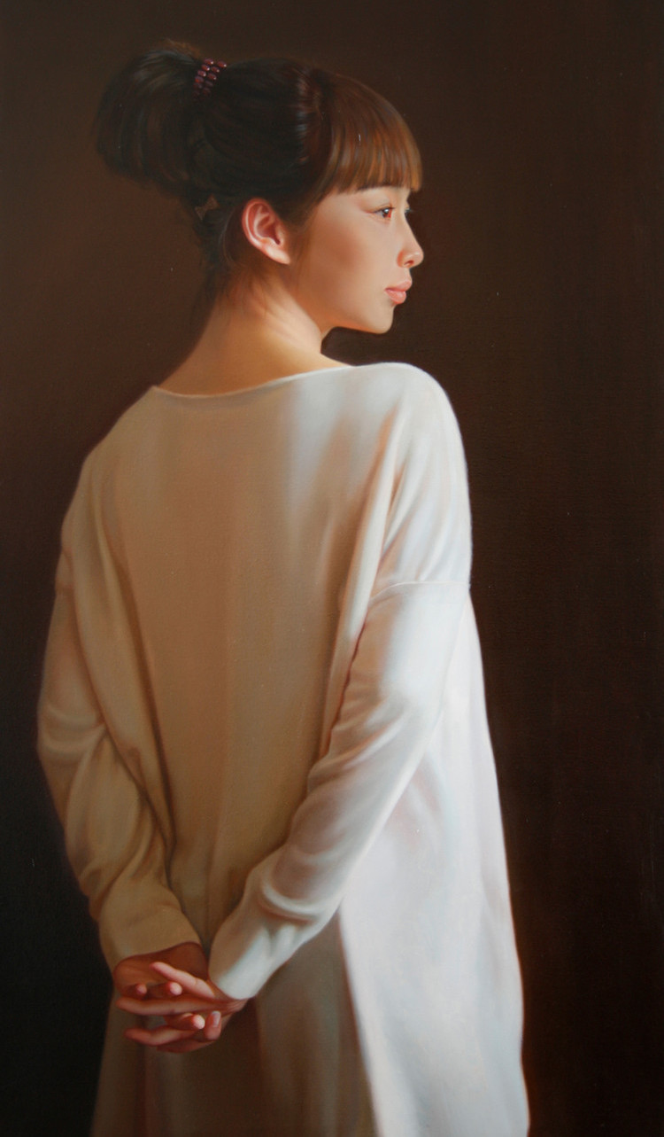 范学贤写实人物油画