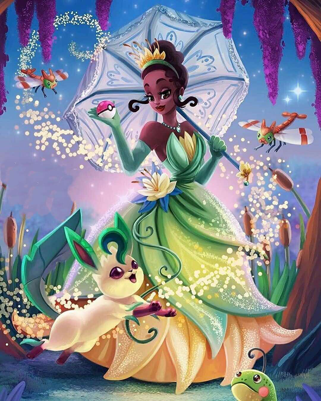迪士尼公主神仙画风图片