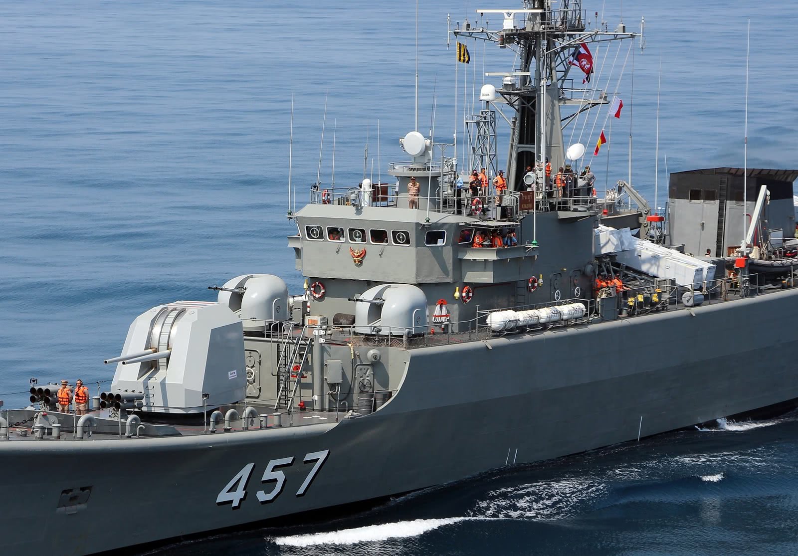 458"邦巴功号"护卫舰也进行与457"邦巴功号"的升级改装.
