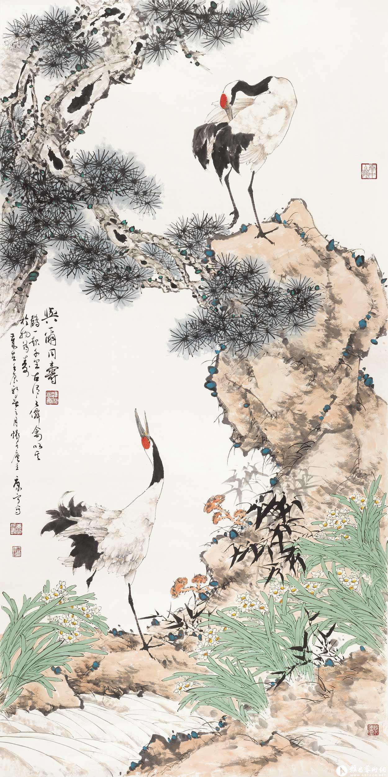 国画大师李苦禅爱徒,著名画家康宁国画作品欣赏!