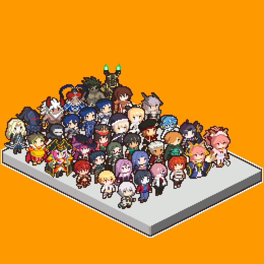 fate:将迦勒底从者像素化,你觉得哪个最可爱呢