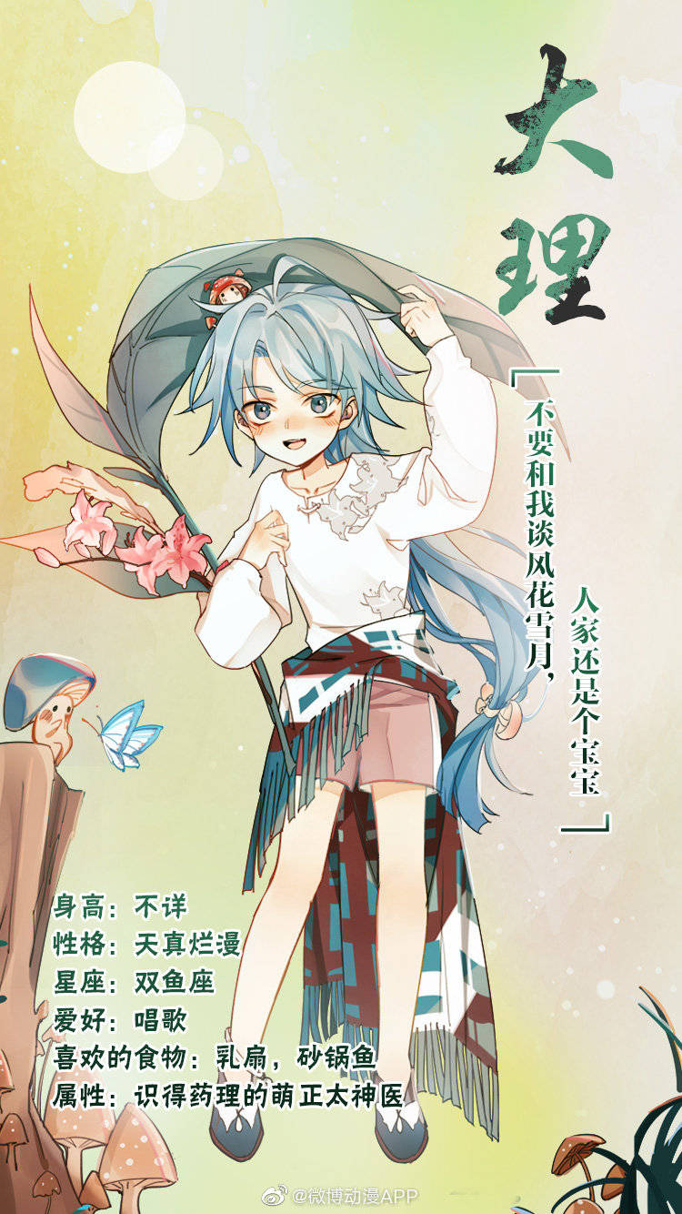 城市拟人形象人物资料卡来啦