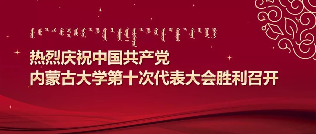 图解 一张图带你看懂内蒙古大学第十次党代会报告