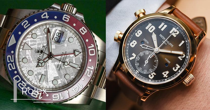 百达翡丽和rolex如何进攻高阶两地时间腕表?