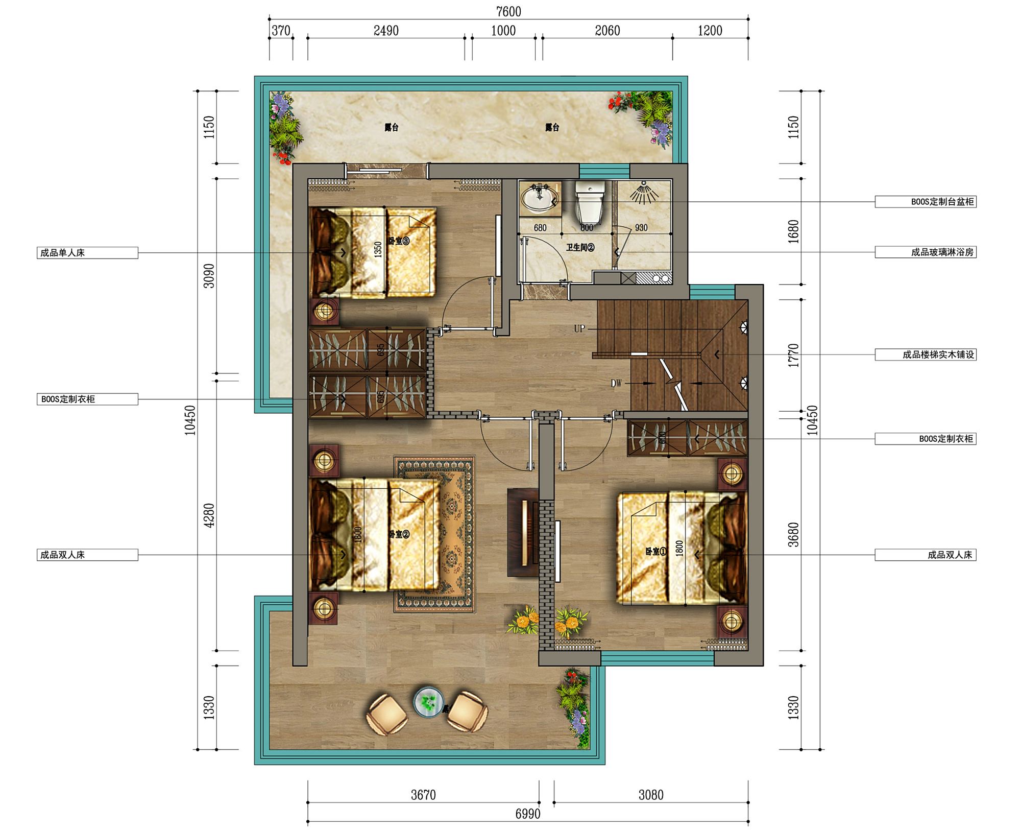 200平米的房这样装修好看100倍,中式风格惊艳众人!-万科湖西玲珑装修