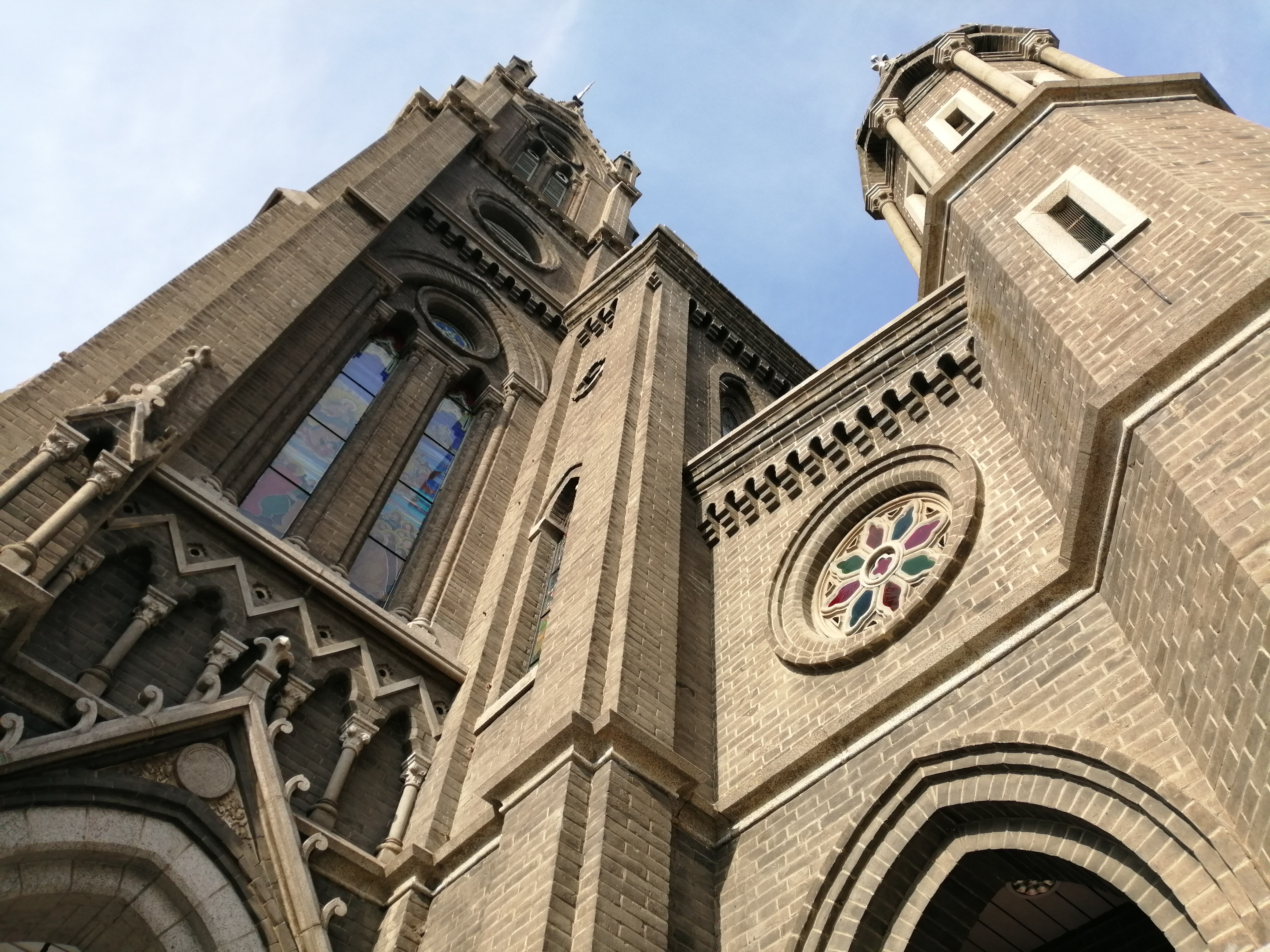 吉林市著名景点天主教堂修缮工程完工