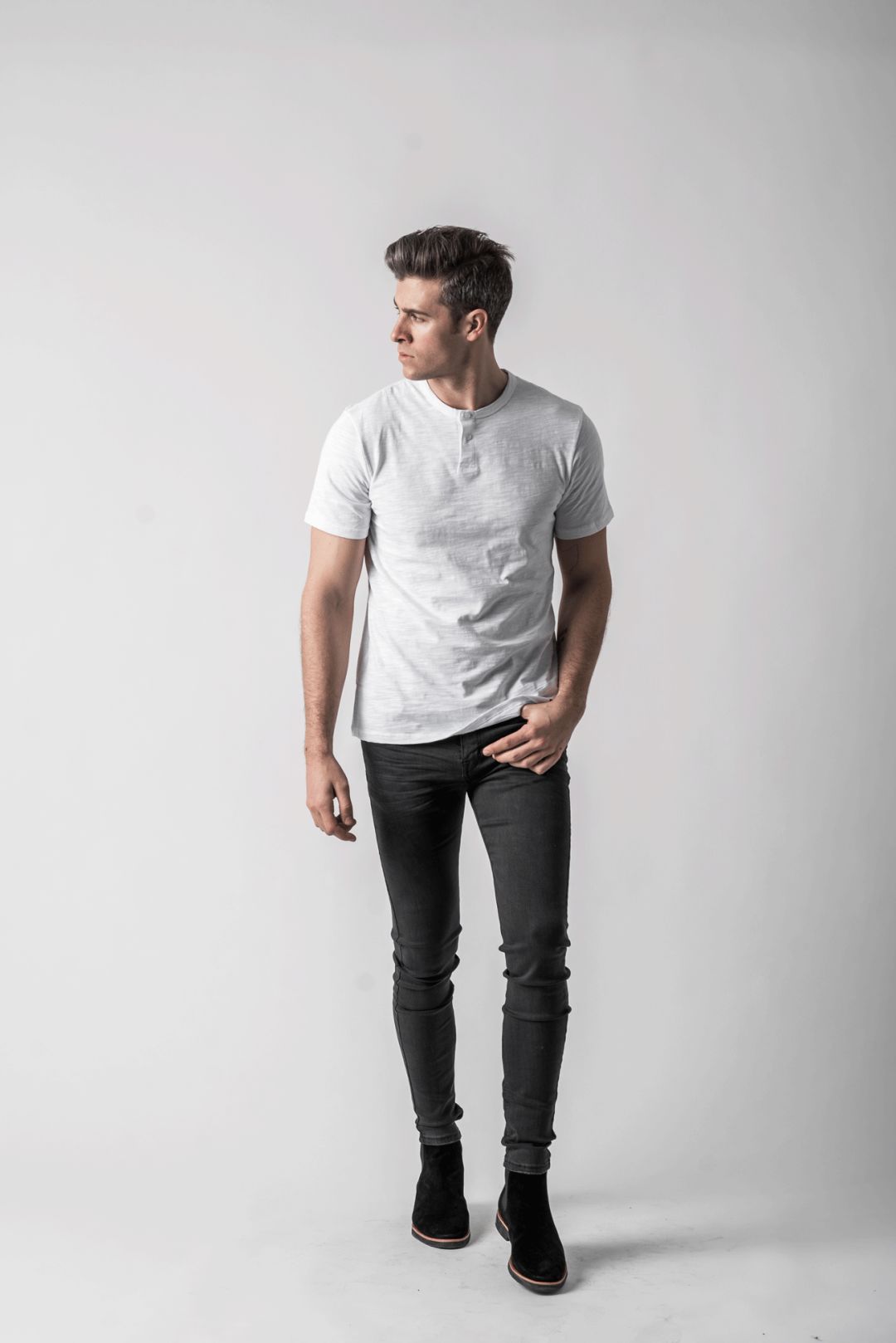 亨利衫穿得好,女神都会对你刮目相看