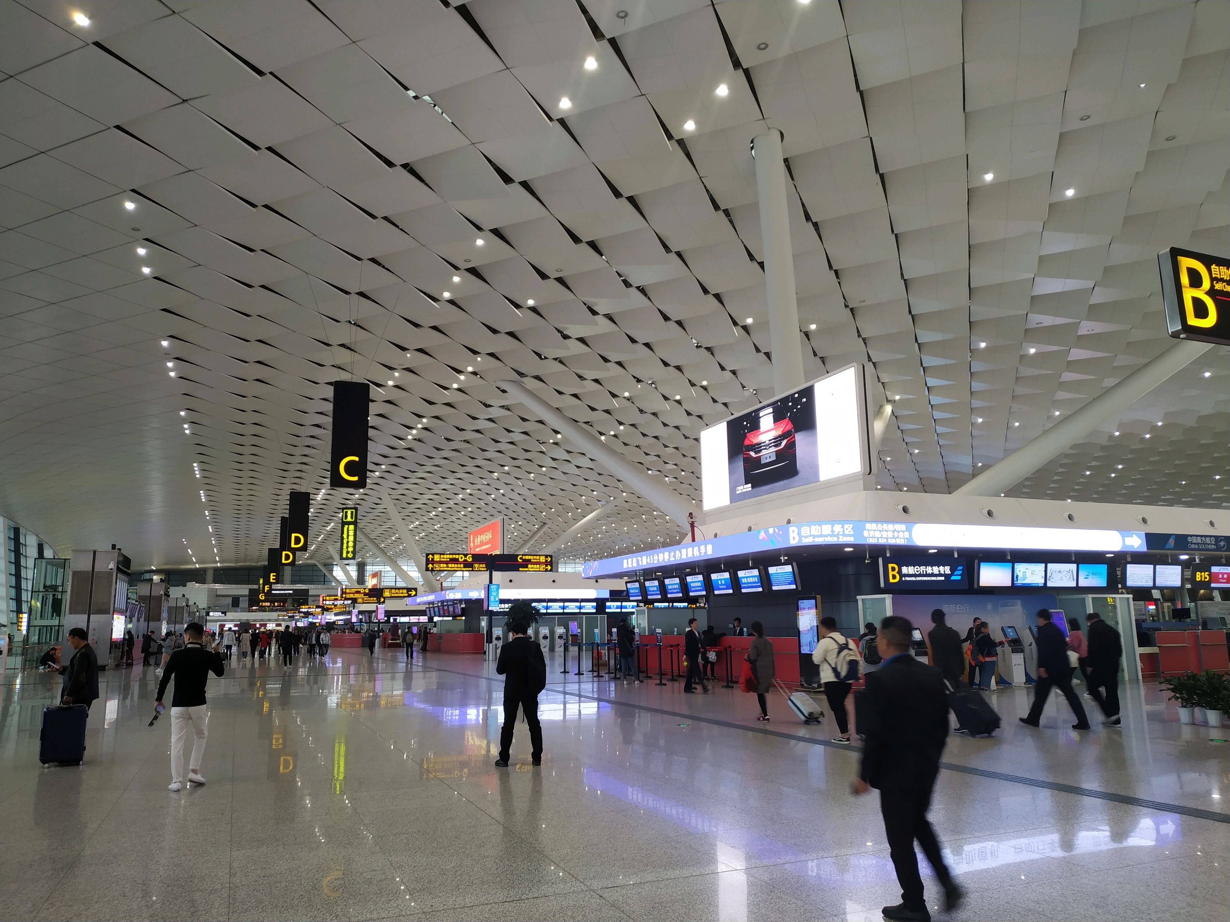 新郑国际机场实拍图片