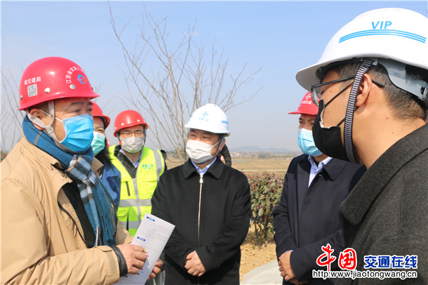 江苏省交建局局长蒋振雄现场督查常州在建高速公路工程建设
