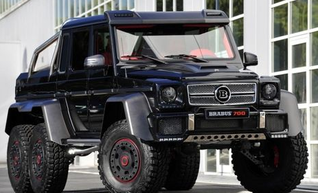 国内罕见的一款车型 奔驰g63amg 6x6超级皮卡 过年回家开上它霸气