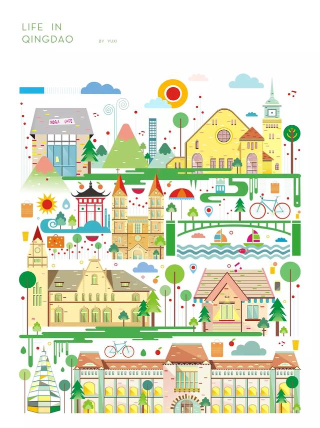 2019-2020插画大赛「概念命题」|印象城市,手绘中国