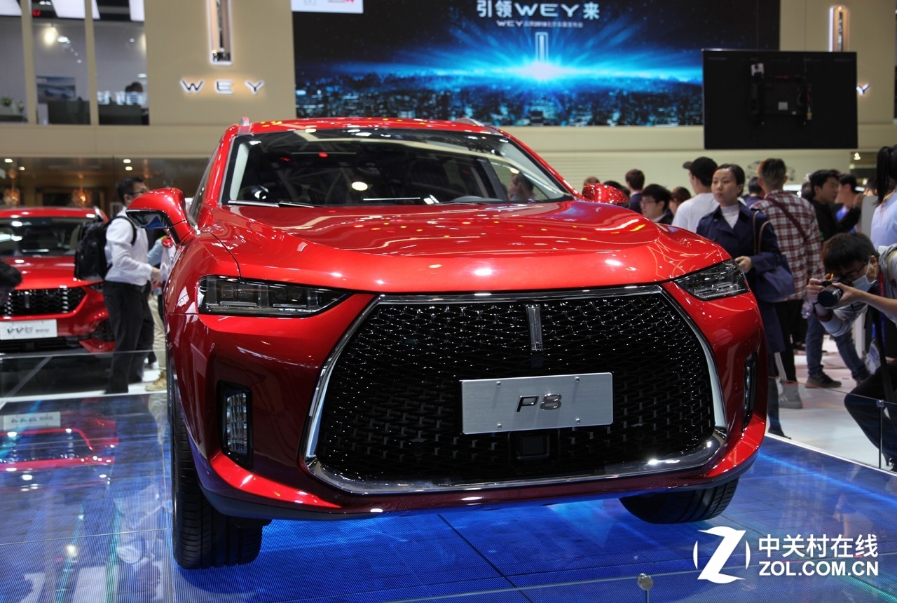 大劲撩车:北京车展实拍,长城wey-p8图赏