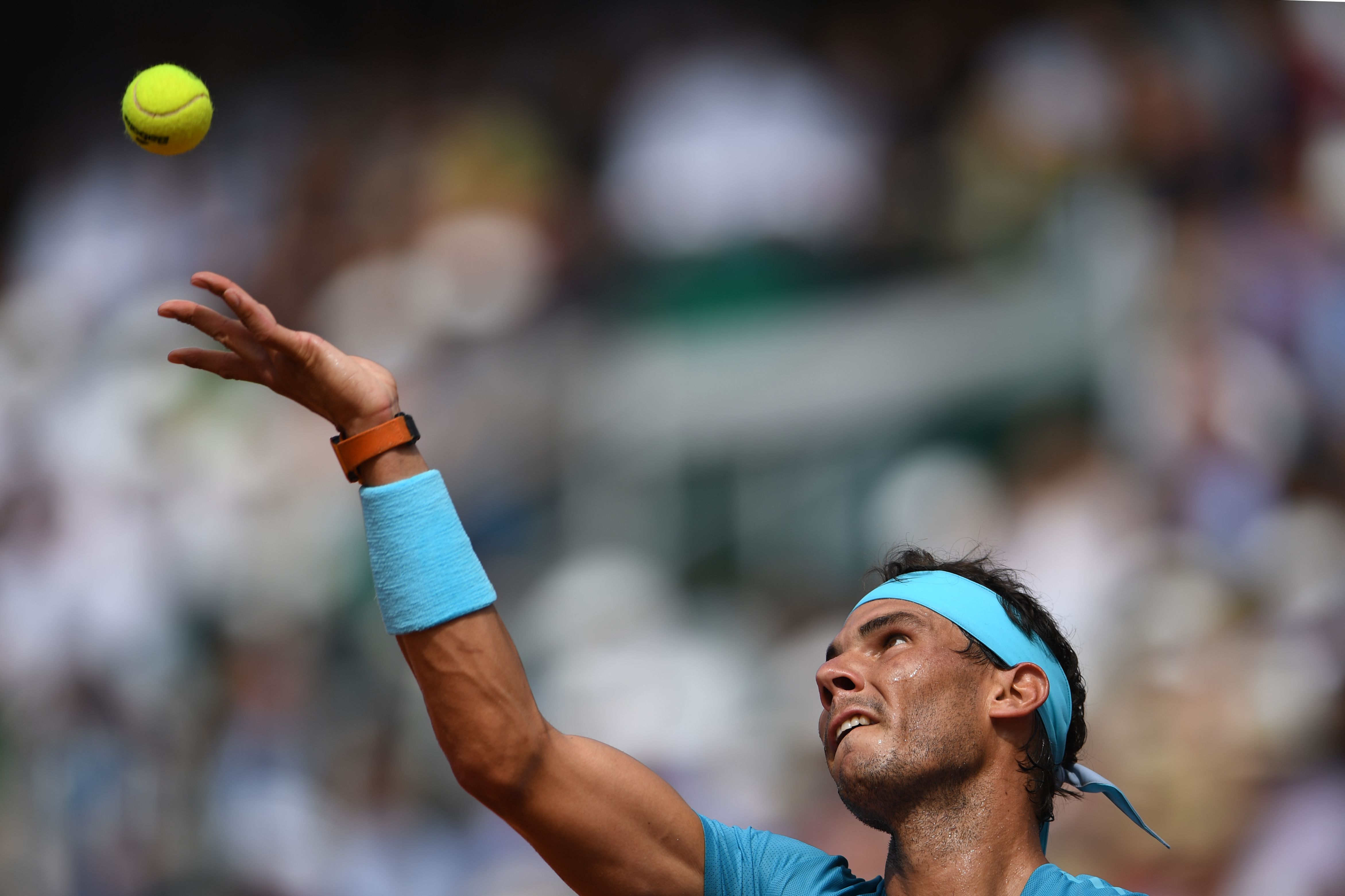 网球——法网:纳达尔对阵施瓦茨曼(12)